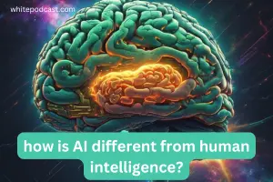how is AI different from human intelligence?